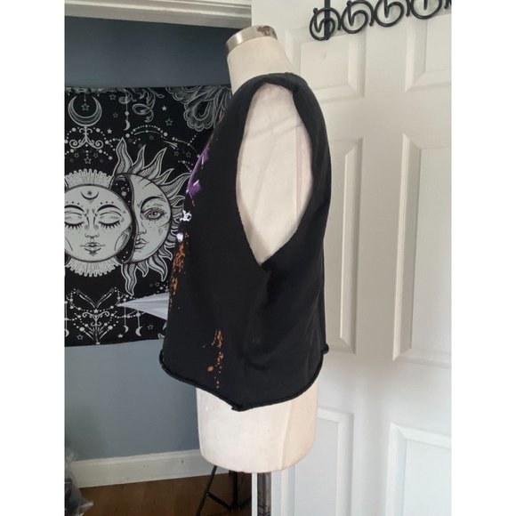 AC/DC black sleeveless tee purple lettering 2021 Leidseplein Presse - Picture 4 of 4